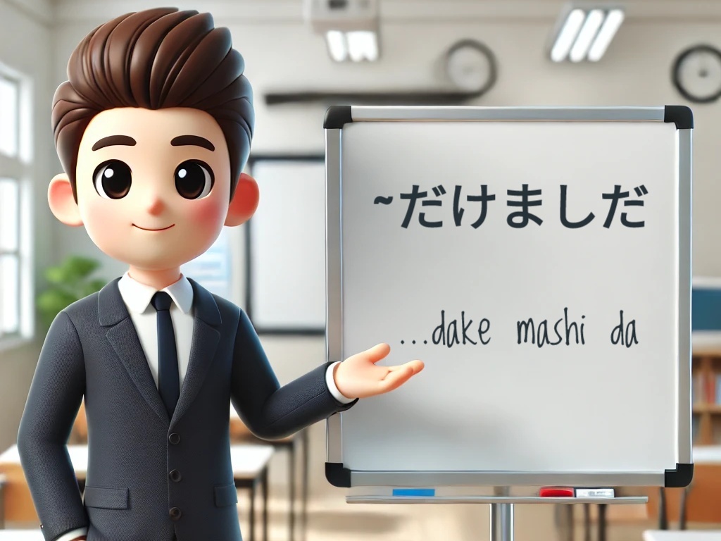 Pola kalimat …dake mashi da「~だけましだ」