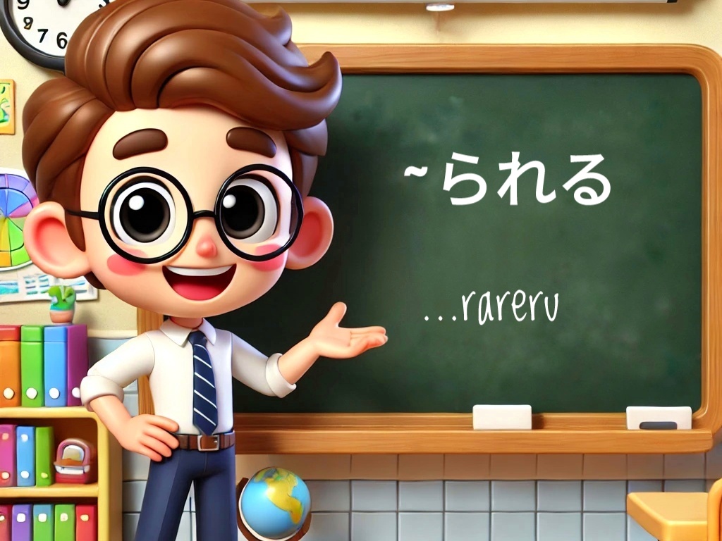 Pola kalimat …rareru 「~られる」