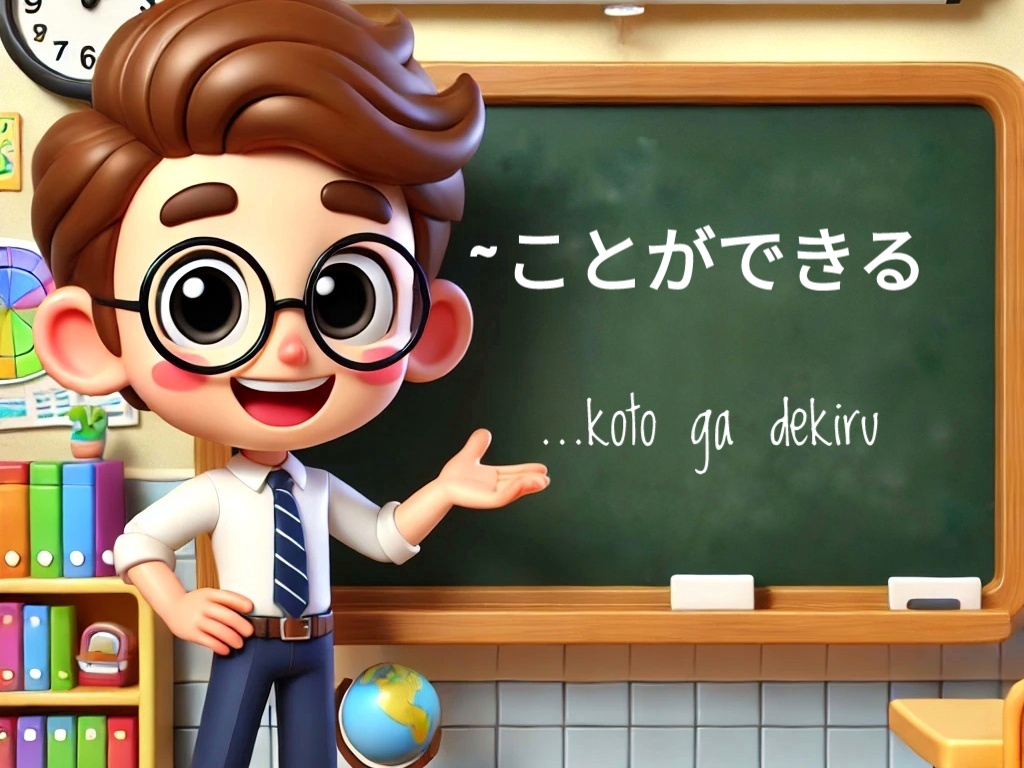 Pola kalimat …koto ga dekiru 「~ことができる」