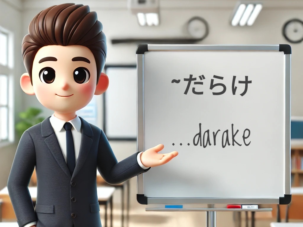 Pola kalimat …darake「~だらけ」