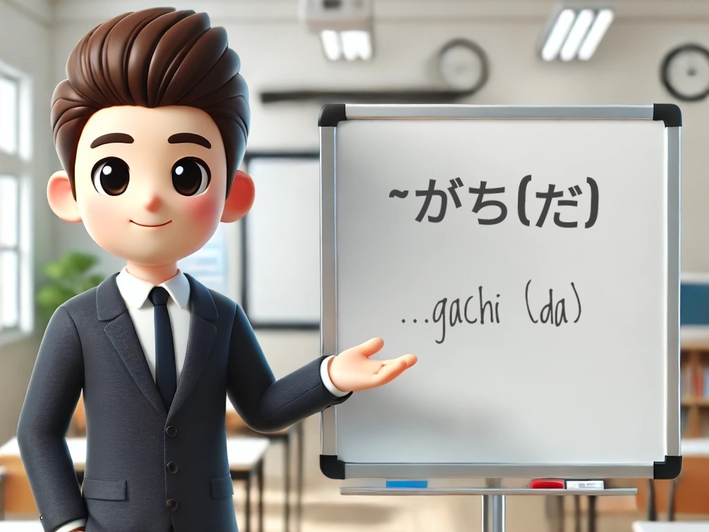 Pola kalimat …gachi (da)「~がち(だ)」